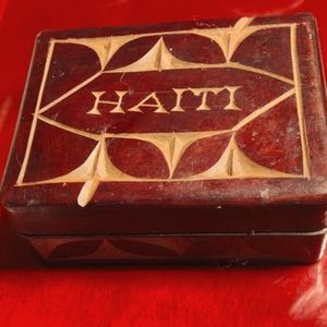 Small handcrafted box from Haiti